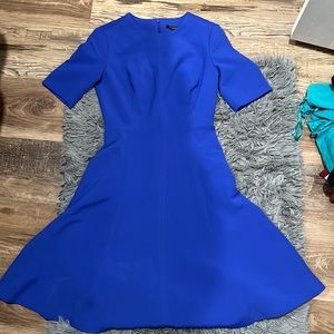 blue a-line dress. banana republic. size 0.